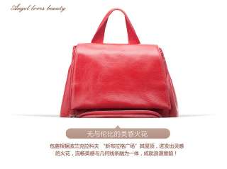 Genuine Leather Handbag Shoulder Backpack Purse BAG 3cl  