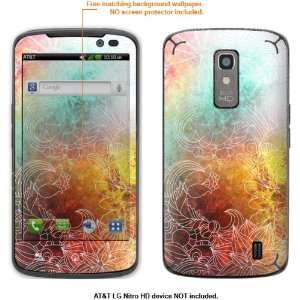  Protective Decal Skin Sticker for AT&T LG Nitro HD case 