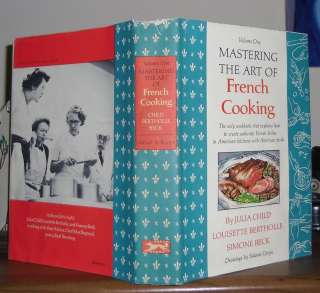Child, Julia MASTERING THE ART OF FRENCH COOKING Signed 1st Edition 