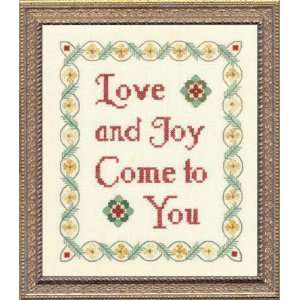  Love & Joy   Cross Stitch Pattern: Arts, Crafts & Sewing