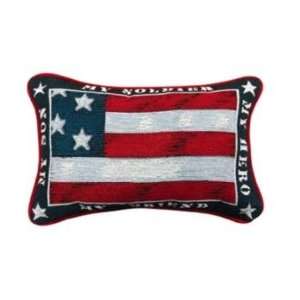  My Soldier, My Friend, My Son Tapestry Throw Pillow: Home 