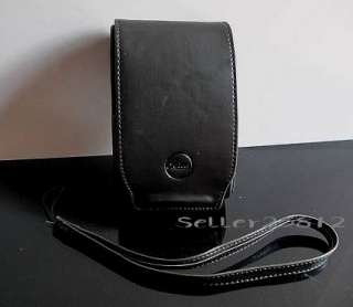 Leather camera case bag pouch for leica V LUX20 Black  