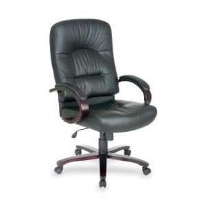   Lorell Lorell Woodbridge Series Executive High Back Chair: Office