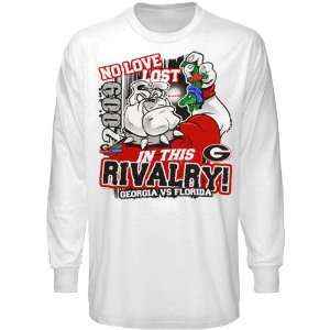  White 2009 No Love Lost Rivalry Long Sleeve T shirt