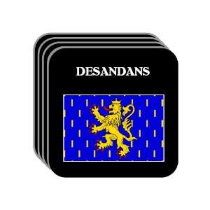  Franche Comte   DESANDANS Set of 4 Mini Mousepad 
