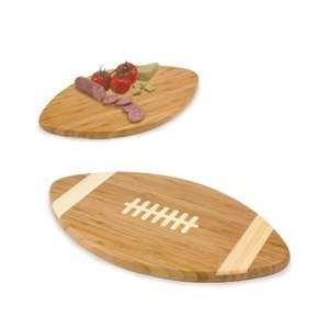  NEW Picnic Time Touchdown! Natural Wood cutting board High 