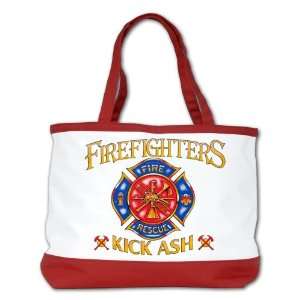  Shoulder Bag Purse (2 Sided) Red Firefighters Kick Ash 