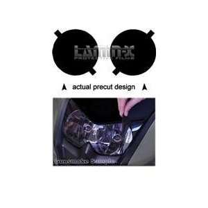   Round Headlight Vinyl Film Covers by LAMIN X ( GUNSMOKE ) Automotive