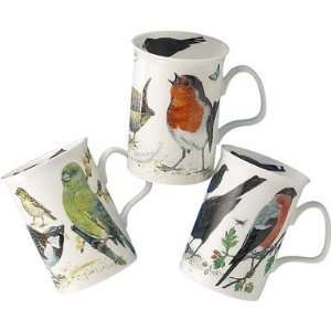  Roy Kirkham Garden Birds Mugs   Set of Three (Lancaster 