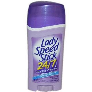 Lady Speed Stick 24/7 Anti Perspirant Deodorant, Powder Burst, 2.3 