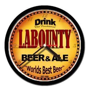  LABOUNTY beer and ale cerveza wall clock: Everything Else