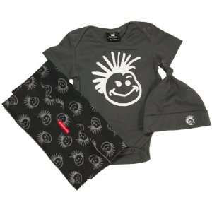  Knuckleheads Infant Gift Set Grey (6/9 Months) Everything 