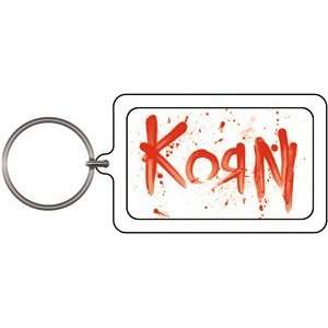  Korn Drippy Logo Lucite Keychain K 1598