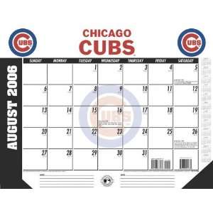 Chicago Cubs 22x17 Academic Desk Calendar 2006 07  Sports 