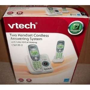  Vtech Two Handset Cordless Answering System with Caller ID 