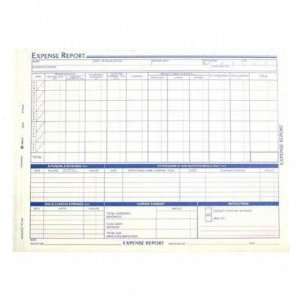  Expense Report Form, Weekly, 2 Part Form, 8 1/2x11   Weekly 