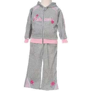   Baby Girls Clothes Grey Princess Jogging Suit Outfit Girl 12 24M: n/a