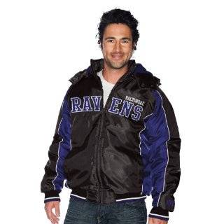   : Men`s Baltimore Ravens Rock Solid Starter Jacket: Sports & Outdoors