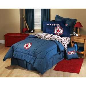   Boston Red Sox Full Bedding Comforter & Sheet Set: Home & Kitchen