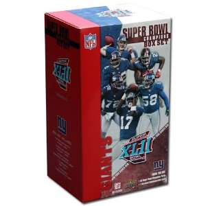  Upper Deck Super Bowl 42 Champs New York Giants Box Set 