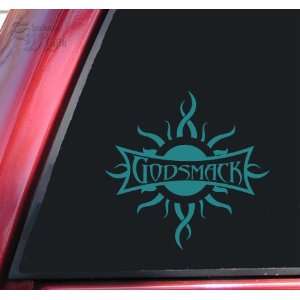  Godsmack Teal Vinyl Decal Sticker: Automotive