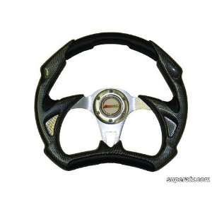  #810 Black Steering Wheel For Kawasaki TERYX.: Automotive
