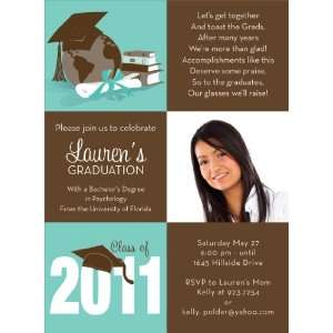   Grad Tropic Photo Graduation Invitations