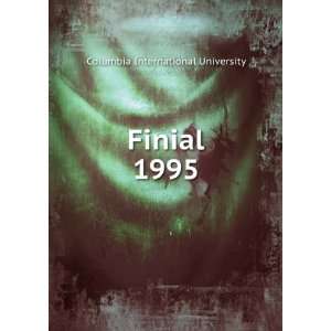  Finial. 1995 Columbia International University Books