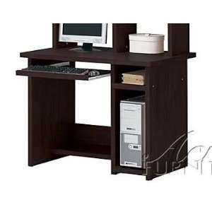  Computer Desk Contemporary Style in Espresso Finish: Home 