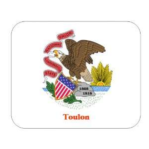  US State Flag   Toulon, Illinois (IL) Mouse Pad 
