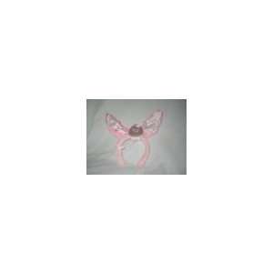  Pink Bunny Ears Costume Accessory Headband ~ Fabric Inside Ears 