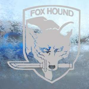   Decal FOXHOUND CREST SOLID SNAKE Gray Sticker Arts, Crafts & Sewing