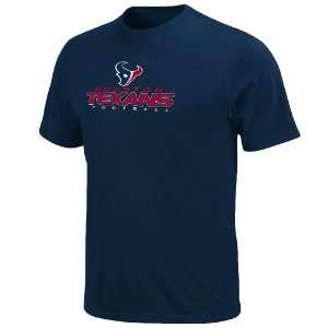   Houston Texans Blue Moisture Wicking Training Shirt: Sports & Outdoors
