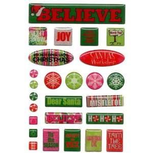  Santas Workshop Epoxy Stickers: Arts, Crafts & Sewing