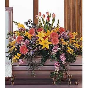  Blooming Glory Casket Spray   Same Day Delivery Available 