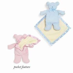  Pancake Bear™ with Blanket (Blue) Personalized Baby