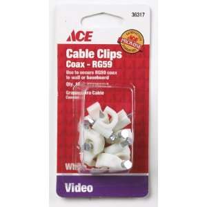  Cd/10 x 10 Ace Nail In Rg59 Coax Cable Clips (36317 