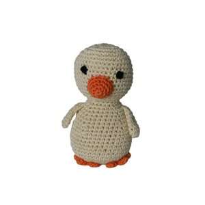  Dennis the Duckling Crocheted Dog Toy