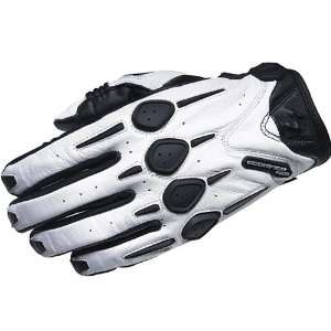   Scorpion Onyx Womens Leather Motorcycle Gloves White MD Automotive