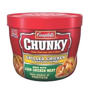 Campbells Chunky Grilled Chicken & Sausage Gumbo, 15.25 Ounce 