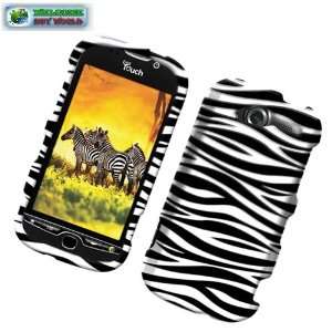  [Buy World] for HTC Mytouch 4 Rubber 2d Image Case Zebra 