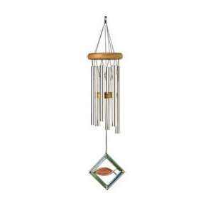   Faith Wind Chime With Stained Glass Wind Catcher Patio, Lawn & Garden