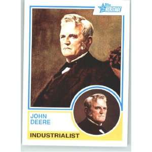  2009 Topps American Heritage #97 John Deere   Industrialist 
