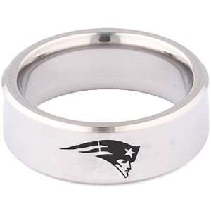  Team Titanium New England Patriots Logo Ring: Sports 
