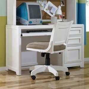  Kids Student Wood Computer Desk in Aspen White Furniture & Decor