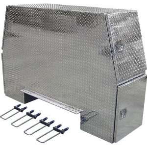 Buyers Products Aluminum Heavy Duty Backpack Truck Box   Diamond Plate 