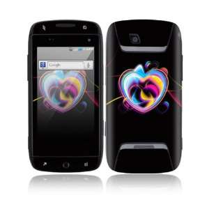  Samsung Sidekick 4G Decal Skin Sticker   Neon Hearts 
