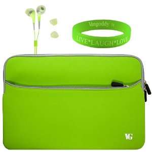  Durable and Sporty Green Neoprene Sleeve with Pocket for T 