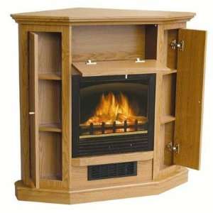  Quality Electric Corner Fireplace Oak By Riverstone 
