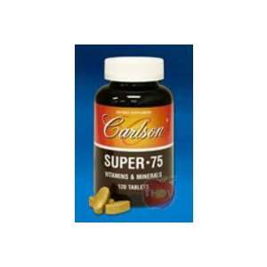  Carlson Labs Super 75 Vitamins & Minerals, 180 Tablets 